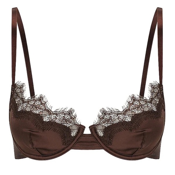 Kat The Label Other - Kat the Label ‘Sorrento’ underwire bralette in espresso